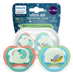 Philips Avent Ultra Air Nighttime SCF376/28 rybka i czapka