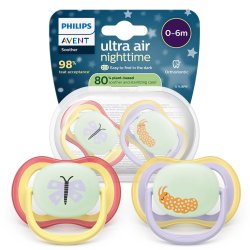 Philips Avent Ultra Air Nighttime SCF376/25 motyle i ananas