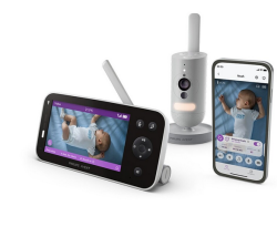 Philips Avent SenseIQ Full HD z kamerą, odbiornikiem i aplikacją