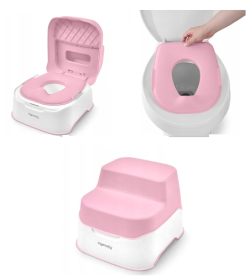 Różowy Ingenuity Prepare to Potty 3w1