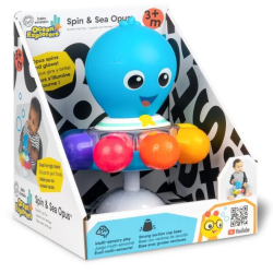 Baby Einstein Opus Spin & Sea zabawka sensoryczna z przyssawką 3 mies.+