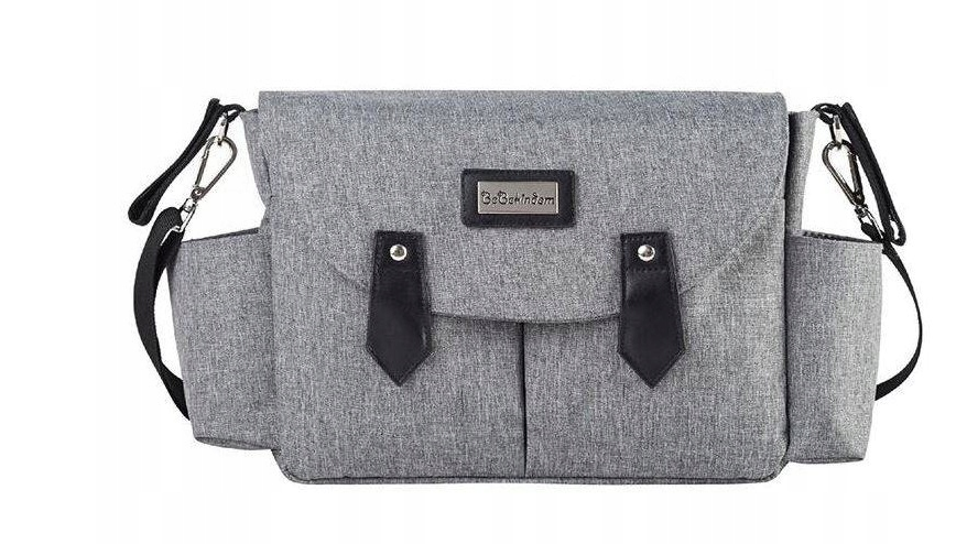 Organizer i torba do wózka Petite&Mars Sara Grey Black