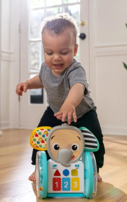 Baby Einstein Chase & Tap Earl interaktywny słonik 6 mies.+
