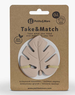 Silikonowy gryzak Petite&Mars TAKE&MATCH Desert Sand