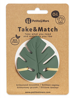 Gryzak Petite&Mars TAKE&MATCH w kształcie liścia