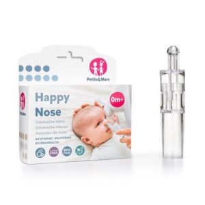 Aspirator do nosa Petite&Mars Happy Nose z opakowaniem