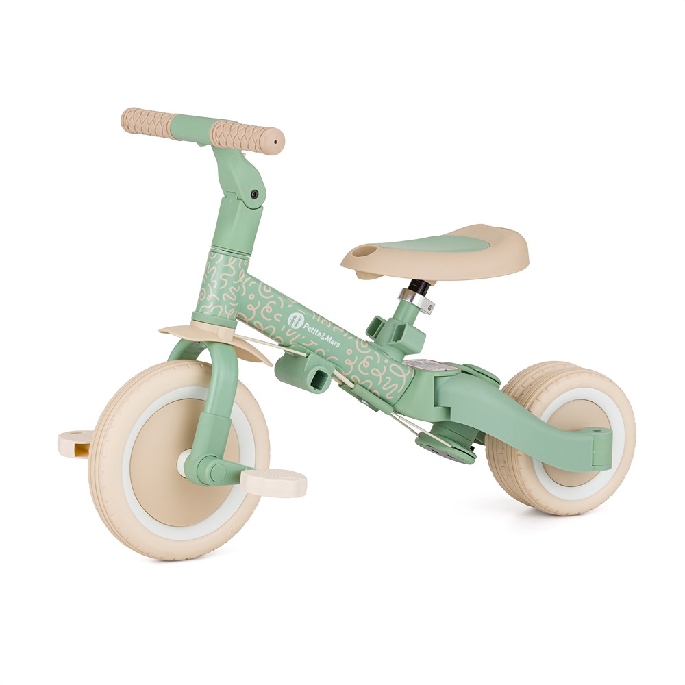 Rowerek Petite&Mars Turbo 5w1 Green Twist
