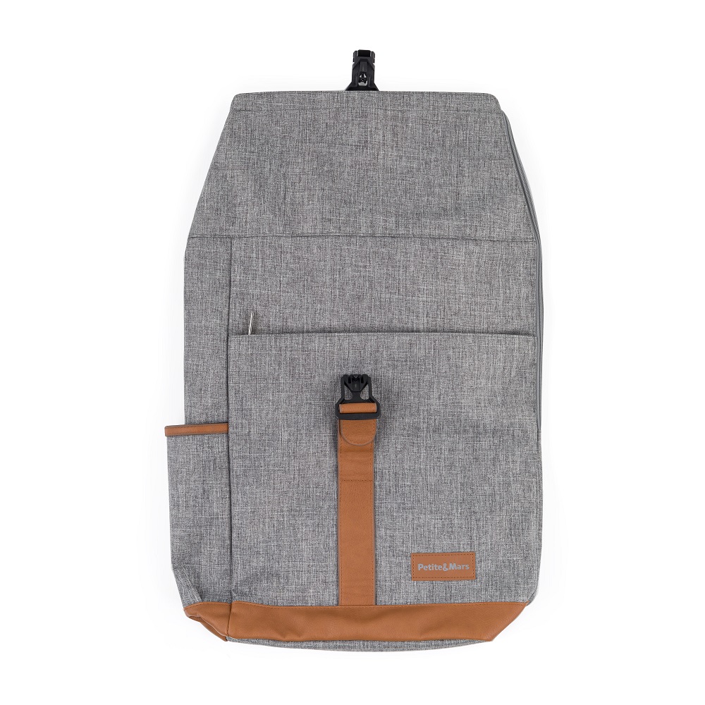 Zamknięty plecak Petite&Mars Jackob Ultimate Grey