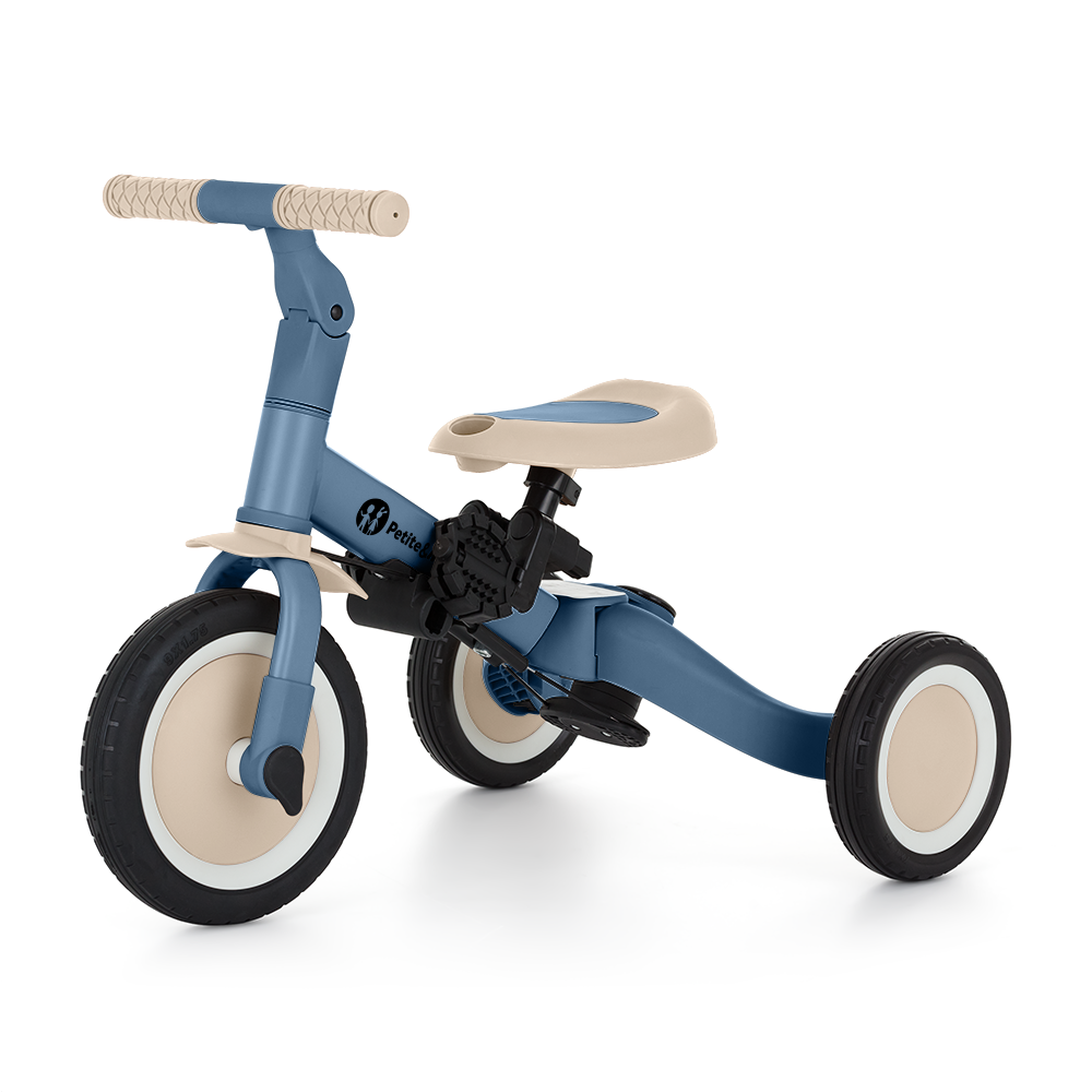 Rowerek Petite&Mars Turbo Ocean Blue w wersji trójkołowej