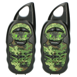 Dwa radiotelefony Alecto FR05CAMO w kamuflażu
