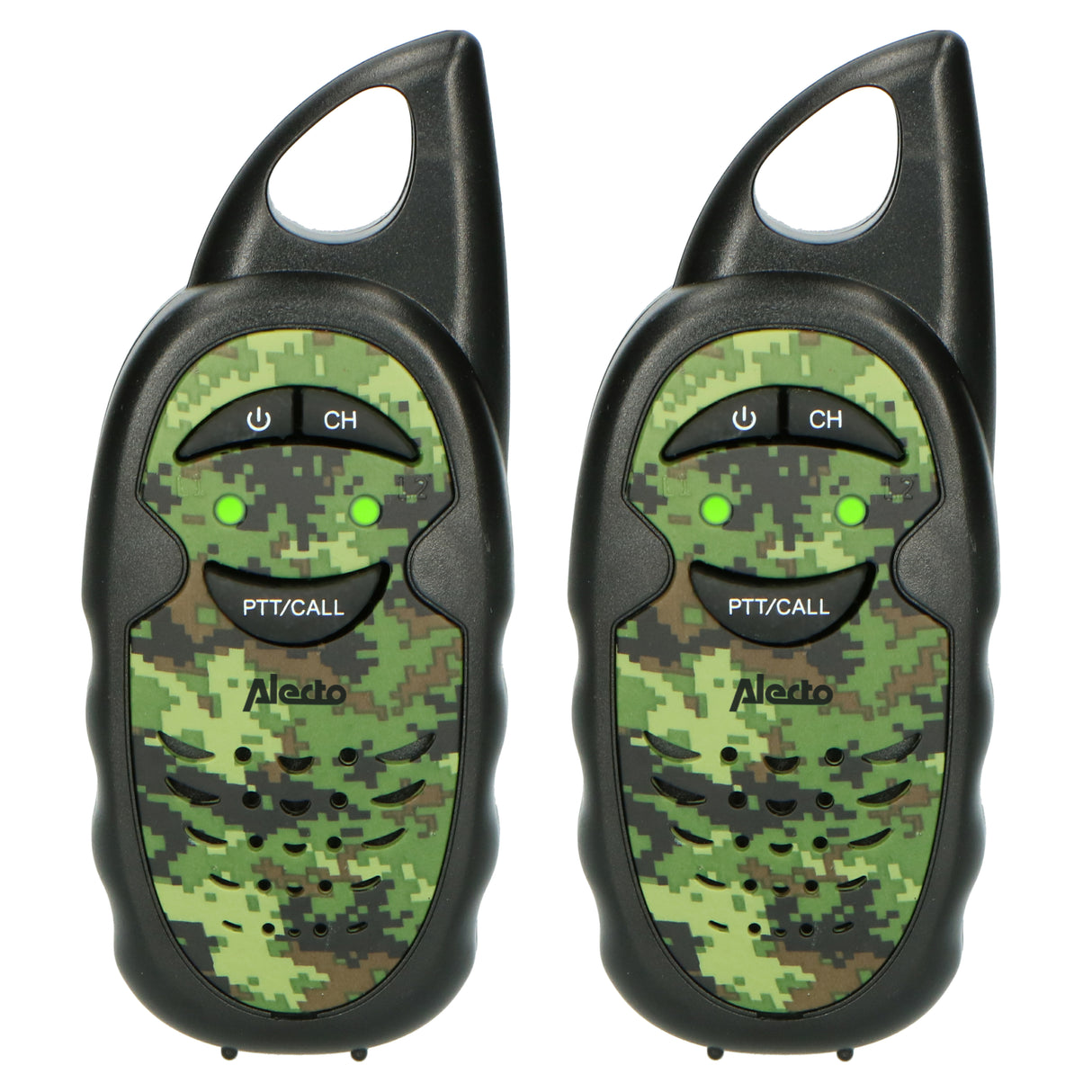 Dwa radiotelefony Alecto FR05CAMO w kamuflażu