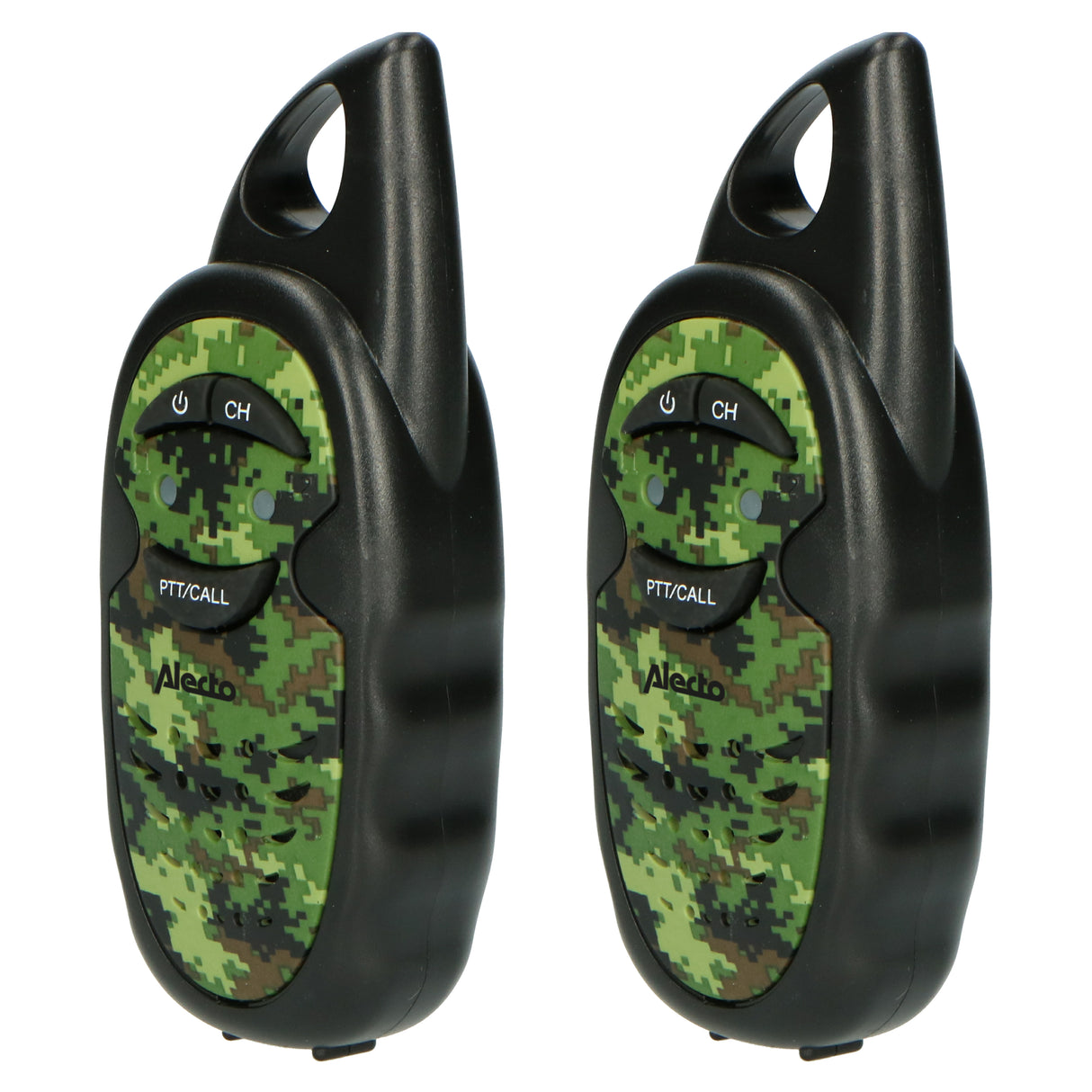 Radiotelefony Alecto FR05CAMO widziane pod kątem