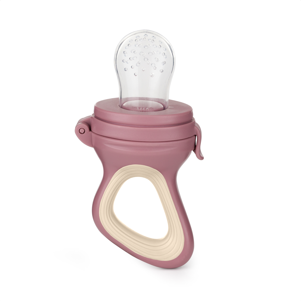 Silikonowa końcówka gryzaka Petite&Mars Fruzi Rose&Sand