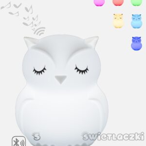 Lampka MesMed Sówka Hu Hu z głośnikiem Bluetooth
