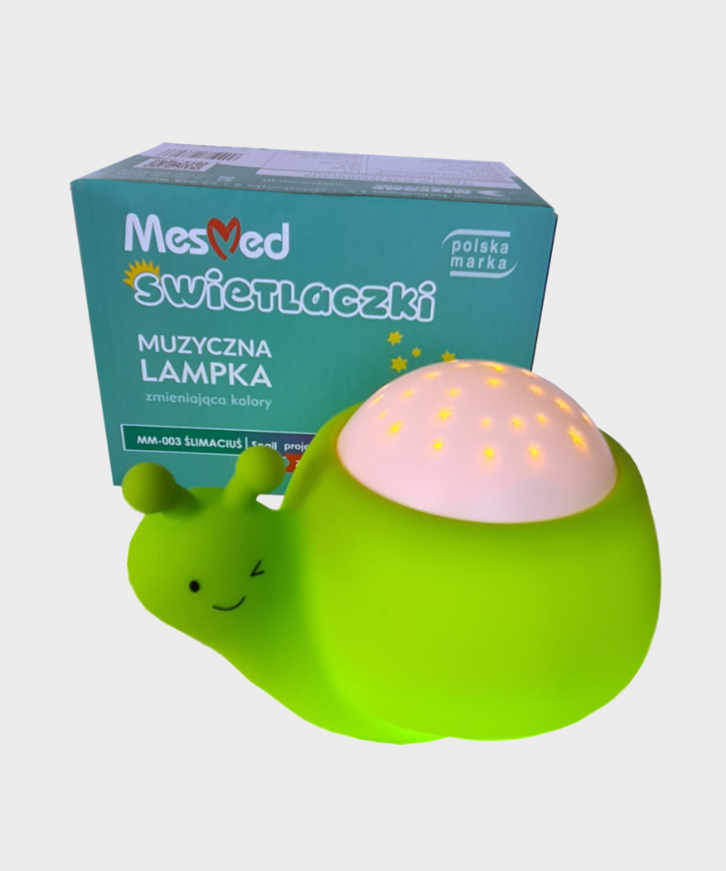 Muzyczna lampka MesMed Ślimaciuś