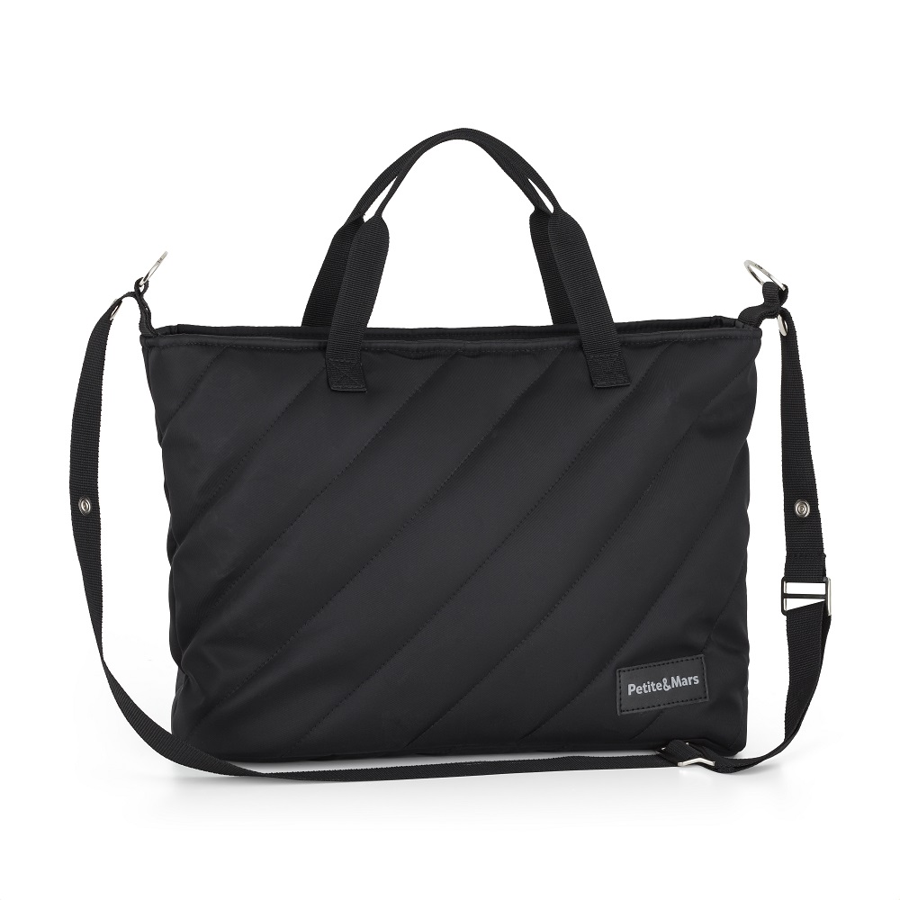 Czarna torba dla mamy Petite&Mars Mia Absolute Black