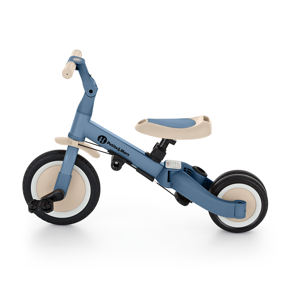 Petite&Mars Turbo Plus Ocean Blue w konfiguracji roweru