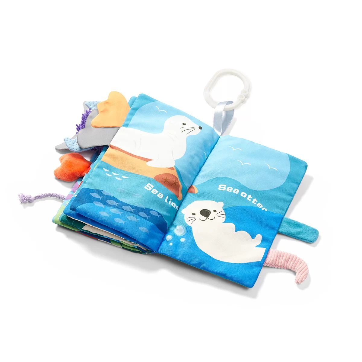 Kolorowe strony książeczki Babyono Go To The Ocean