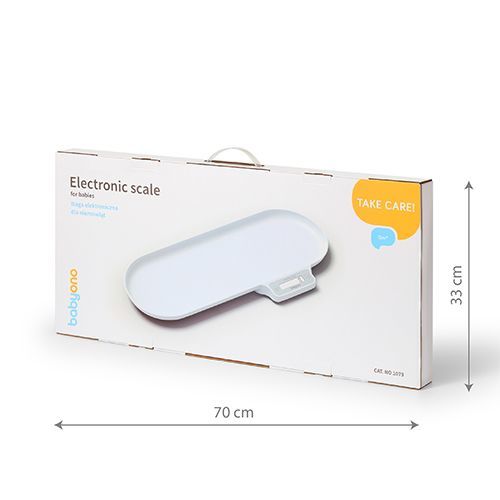 Opakowanie elektronicznej wagi Babyono