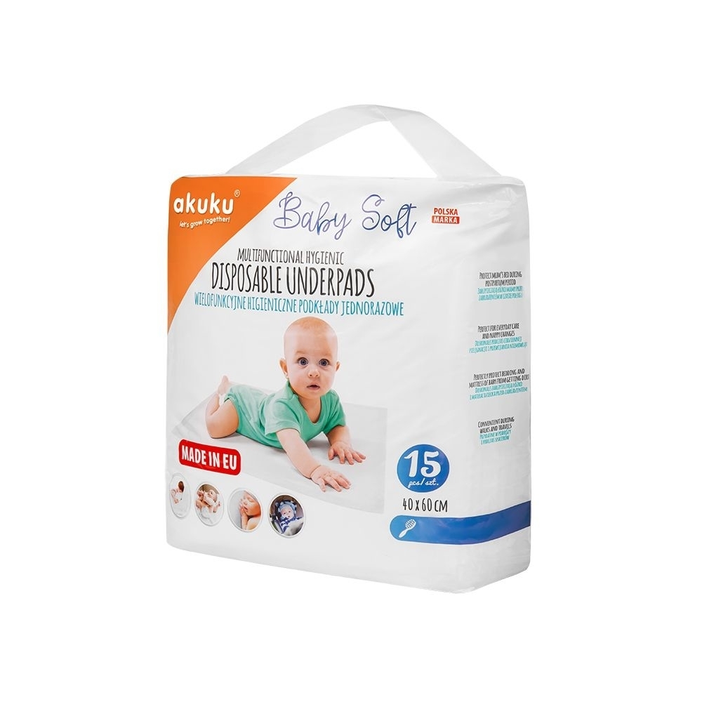 Opakowanie Akuku Baby Soft 15 sztuk