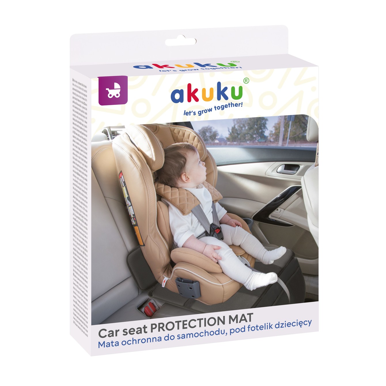Opakowanie maty ochronnej Akuku pod fotelik