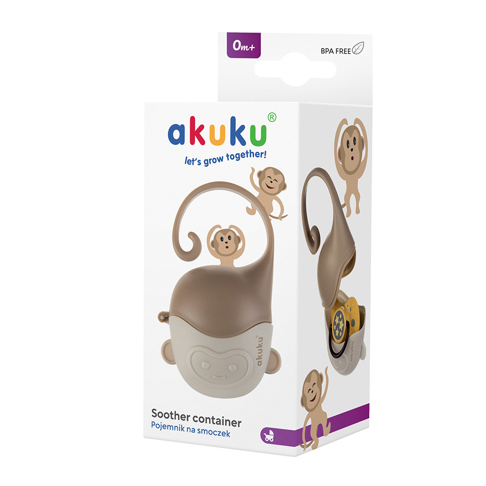 Pojemnik Akuku Małpka w opakowaniu