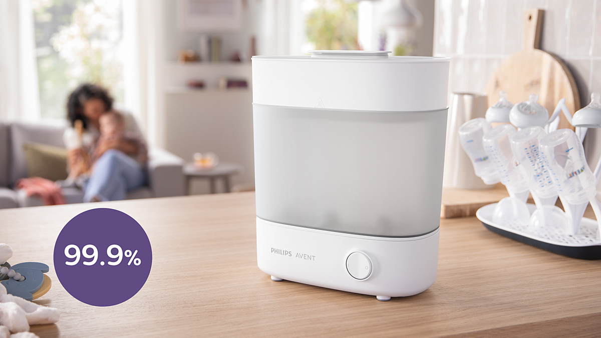 Sterylizator Philips Avent SCF291/00 podczas pracy