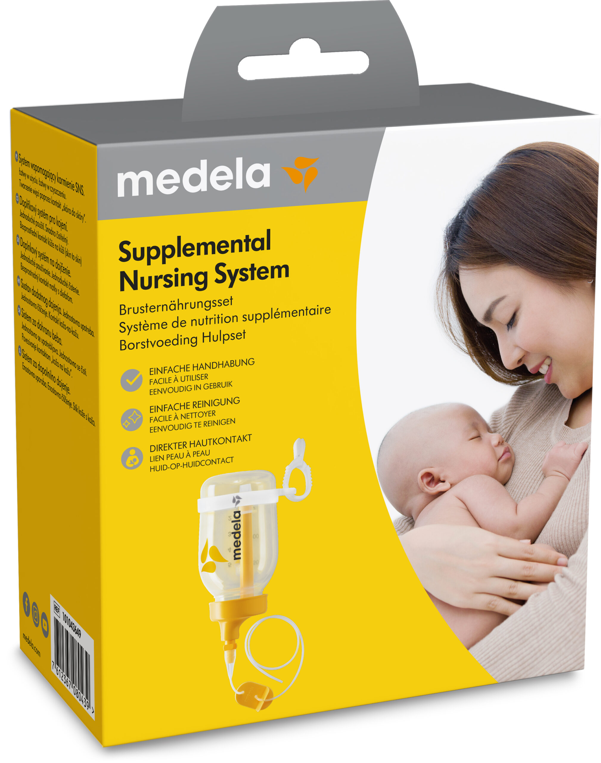 Opakowanie systemu wspomagającego karmienie Medela SNS