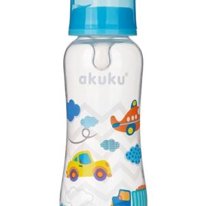 Niebieska butelka do karmienia Akuku A0105 250 ml