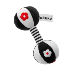 Akuku pluszowa grzechotka Hantel 0+