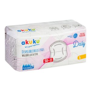 Opakowanie 60 wkładek laktacyjnych Akuku Daily A0160