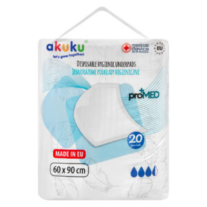Akuku proMED podkłady 60 na 90 cm 20 sztuk