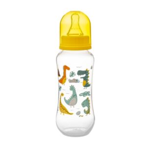 Butelka do karmienia Akuku A0005 250 ml z żółtym kapslem