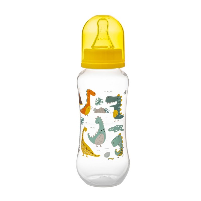Butelka do karmienia Akuku A0005 250 ml z żółtym kapslem