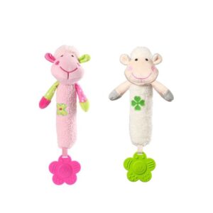 Babyono Sweet Lambie piszczek z gryzakiem