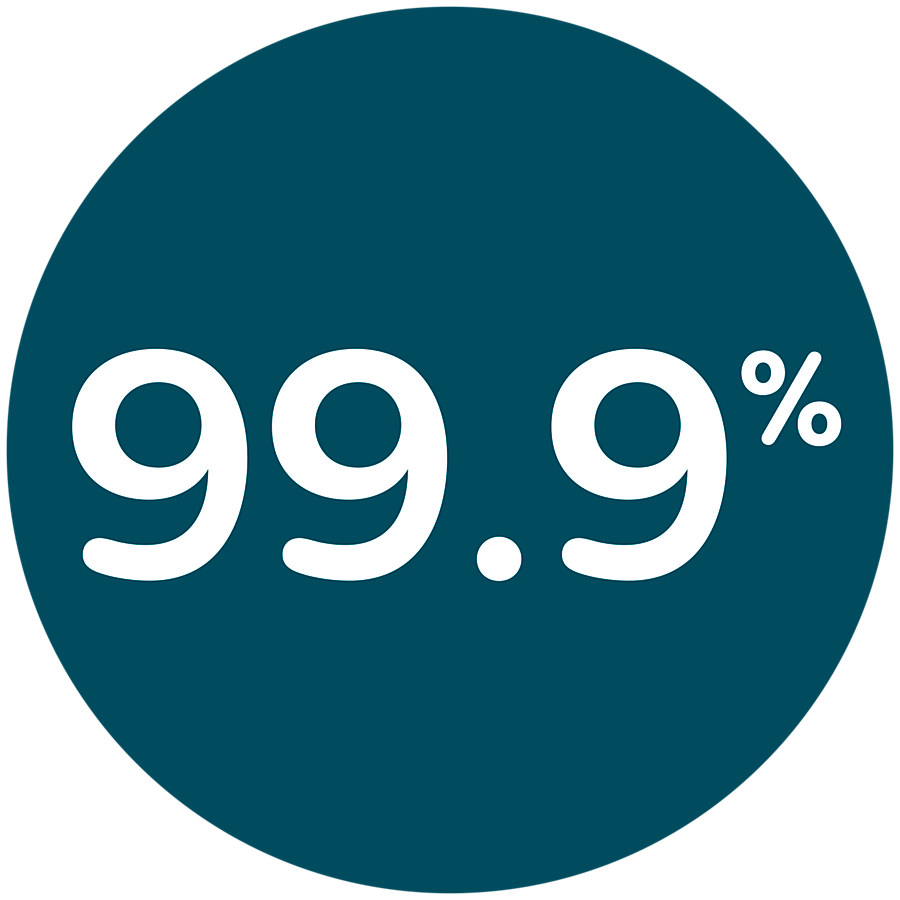 Sterylizacja eliminująca do 99,9 procent drobnoustrojów