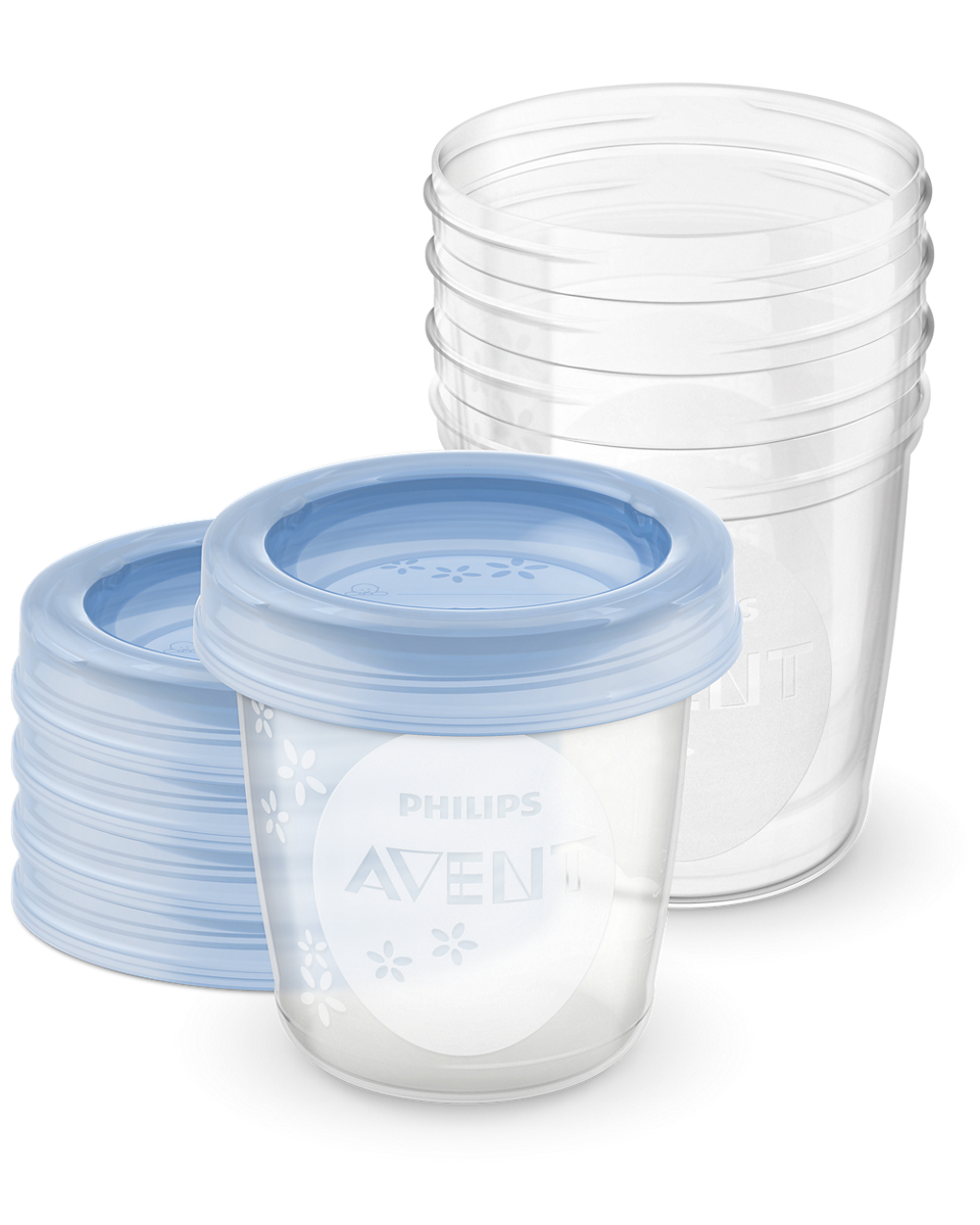 Philips Avent SCF619/05 zestaw pięciu pojemników 180 ml
