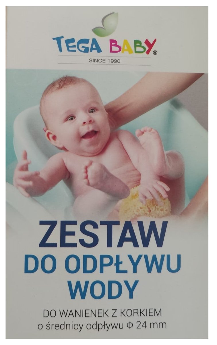 Tega Baby zestaw do odpływu wody z wanienki 70 cm